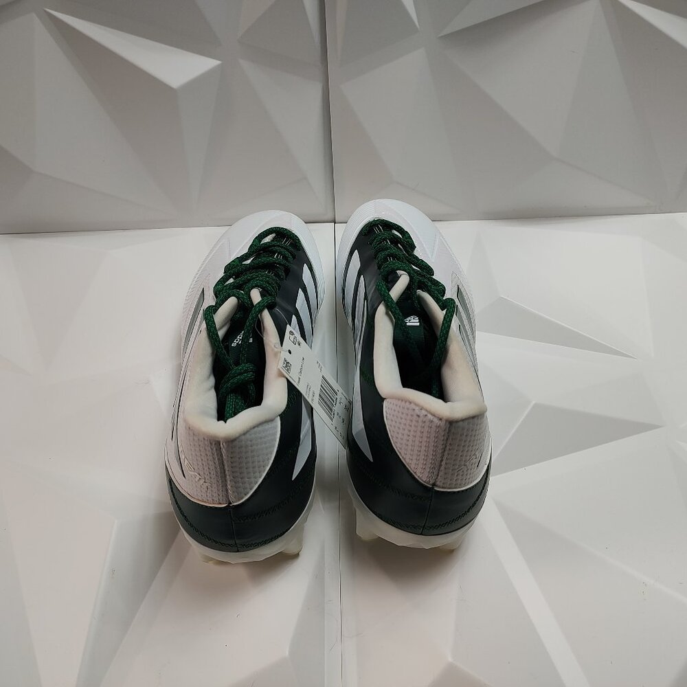 Adidas Mens Football Cleats 17 White Green Shoe Lacrosse Freak Carbon Low - Picture 7 of 14